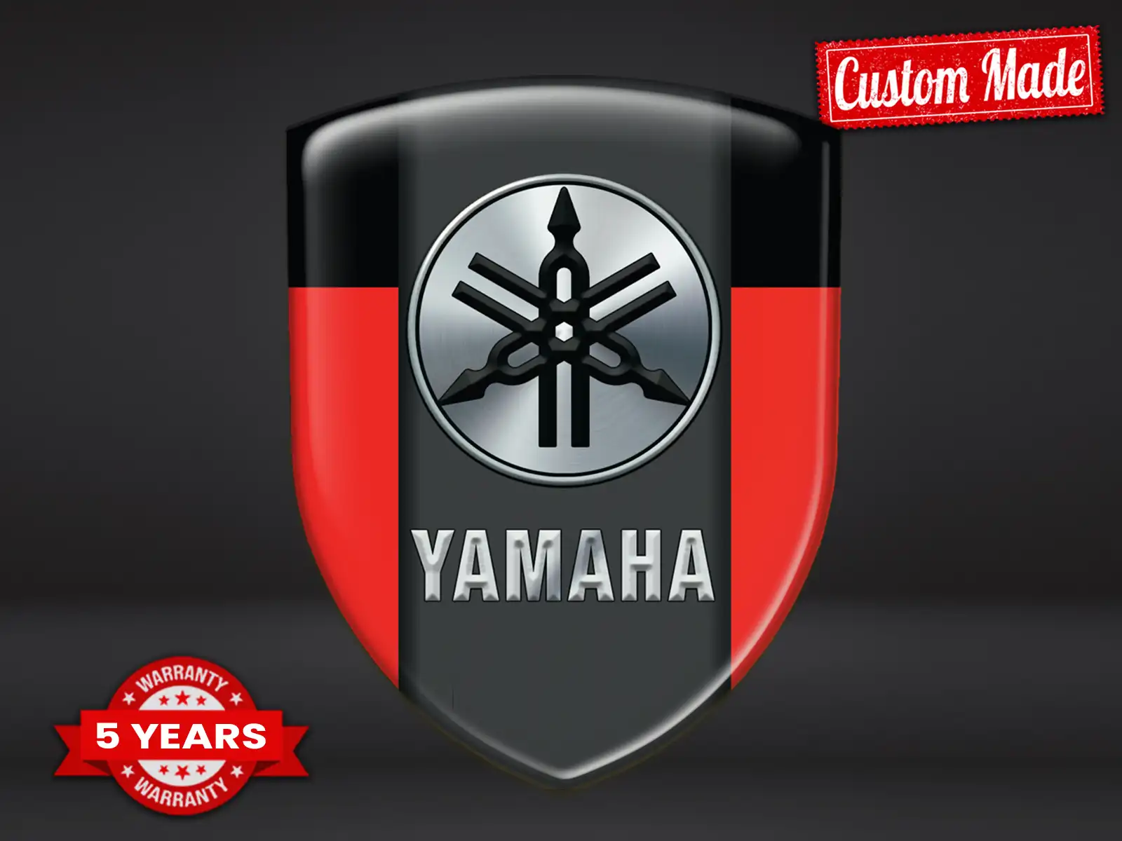 Yamaha Logosticker Hochwertig Minimal Design Personalisierbar